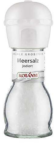 Kotanyi Meersalz jodiert, verfeinere deine Gerichte , in der praktischen Mühle, 1 x 92 g