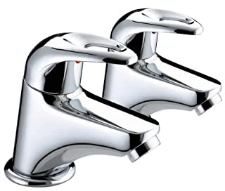Bristan Java Bathroom Taps, Chrome Pillar Bath taps | J 3/4 C, Modern design, Matching bathroom sink taps available, Lifetime Cover