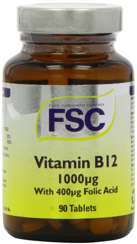 FSC 1000ug Vitamin B12 - Pack of 90 Tablets