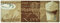 Hanse Home Küchenläufer Coffee Love Braun Creme Beige, 67x180 cm