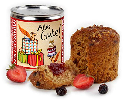 Hanauer Minikuchen Erdbeer-Cranberry Alles Gute, 1er Pack (1 x 170 g), 915