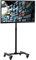 VIVO Mobile TV Display Stand for 13 to 42 inch LED LCD Flat Panel Screens, Rolling Floor Stand Height Adjustable Mount with Wheels STAND-TV07W