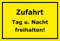 Melis-Folienwerkstatt Schild - Zufahrt freihalten - 30x20cm | 3mm Aluverbund – S00065-184-C -20 VAR