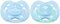 Philips AVENT SCF172/01 Schnuller Freeflow, 0-6 Monate, Jungen, blau