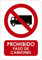 Señal en PVC Prohibido Paso de Camiones Tamaño A4 (29,7x21cm) Señalítica en Material PVC Resistente