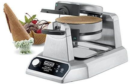 Waring Double Waffle Cone Maker with Rotary Feature