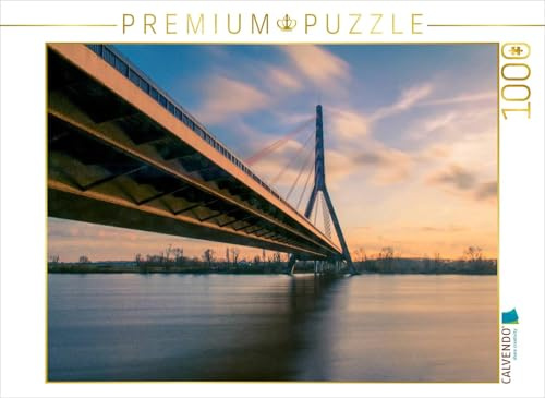 CALVENDO Puzzle Die Fleher Brücke | 1000 Teile Lege-Größe 64 x 48 cm Foto-Puzzle für glückliche Stunden