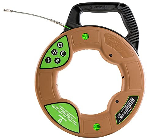 Southwire - 59896940 Tools & Equipment FTSP45-125FML SIMPULL Fish Tape 4,5 mm flexibles Metallvorfach, großes Gehäuse