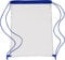 sin4sey Rucksack transparent mit Kordel (blau)