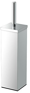 Gatco 1488 Elegant Square Toilet Brush Holder, Chrome