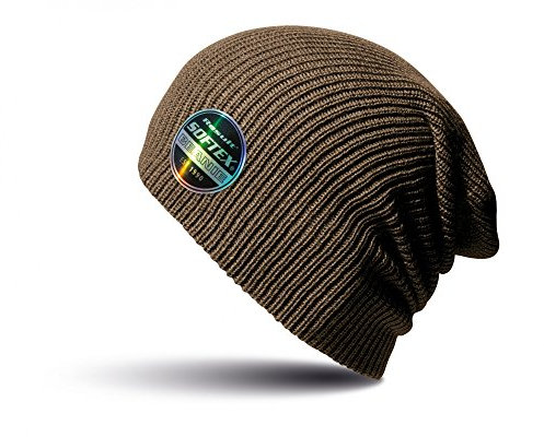Result Winter Essentials Core Softex Beanie Hat (One Size) (Chocolate)