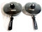 Schumann Professionnel - Lot de 2 Poêles Moove Revêtement en Pierre - Compatibles Tous feux dont Induction - Fonte d'Aluminium - Manches Amovibles en Silicone - Couvercles Inclus - 24/28cm