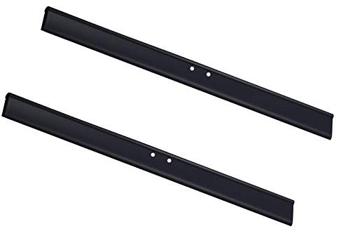 Love-KANKEI Gummilippe 25cm Schwarz Abziehlippe für Duschabzieher Ersatzlippe Silikon für Abzieher 2 Stücke