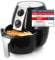Emerio Heißluftfritteuse, Airfryer, Smart Fryer, Frittieren ohne Öl, 4,5 Liter Volumen, 1500 Watt, AF-116073,Schwarz