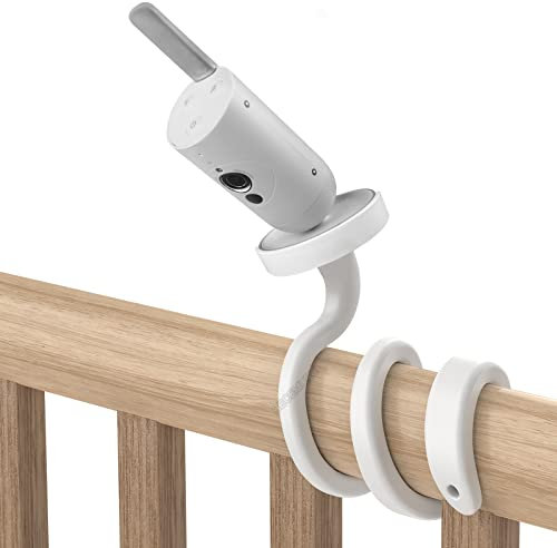 BECEMURU Vielseitige, Flexible Drehhalterung mit 1/4-Schraubenanschluss Dock Kompatibel mit Philips Avent Connected SCD923/26 SCD921/26 Video-Babyphone