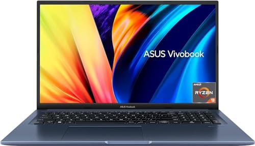 ASUS Vivobook 17X Laptop | 17.3 Full-HD Display | AMD Ryzen 9 5900HX (Octa-Core) | 16 GB RAM | 1 TB SSD | AMD Radeon | Windows 11 | QWERTZ Tastatur | Quiet Blue