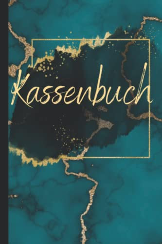 Kassenbuch in Marmor Optik: Einnahmen & Ausgaben Buch Überblick über Finanzen