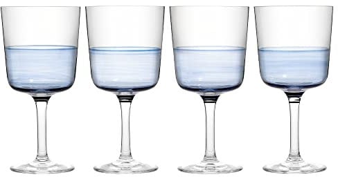 Royal Doulton 1815 Blue Wine Glass Set of 4