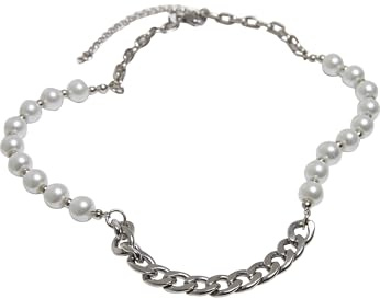 Urban Classics Unisex Pearl Various Chain Necklace