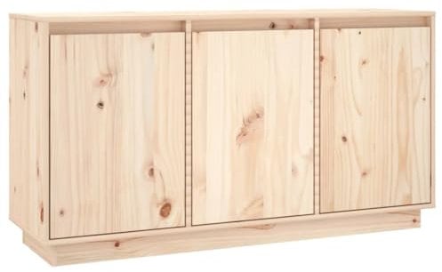 vidaXL Sideboard Kommode Anrichte Schrank Beistellschrank Mehrzweckschrank Standschrank Holzschrank Flurschrank 111x34x60cm Massivholz Kiefer