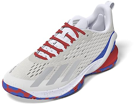 Adidas Shoes - Low (Non Football) Adizero Cybersonic M, FTWR White/Silver Met./Bright Red, IG9513, 11-