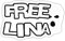Spreadshirt Free Lina Solidarität Protest Statement Sticker, max. 10x10 cm, 10 x 10 cm, Mattweiß