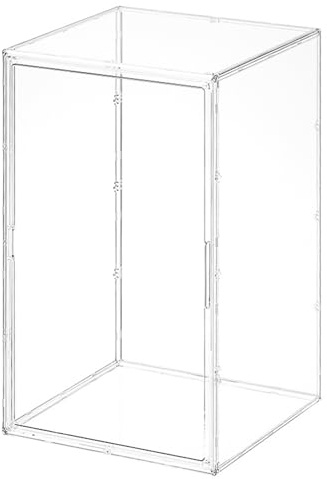Acryl Vitrine Klarsicht Aufbewahrungsbox Countertop Würfel für Sammlerstücke, Action-Figuren, Miniaturfiguren Staubdichter Schutz Aufbewahren & Organisieren (60x36x36cm)
