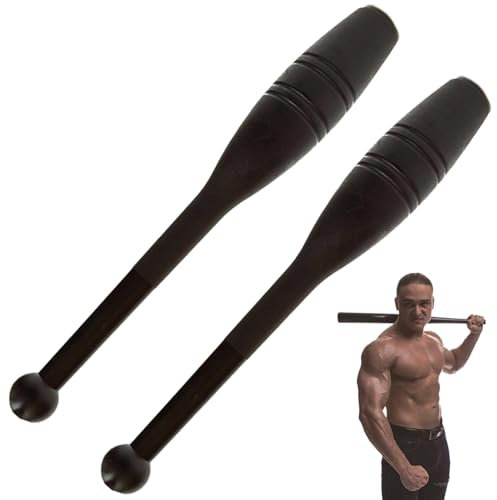 Indian Clubs 2 Barras De Entrenamiento De Fuerza Para Maza De Entrenamiento, Barra De Entrenamiento Con Peso De Agarre Apretado De 1 Libra, Maza De Plástico Resistente, Club Con Peso Reutilizable