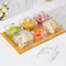 NiHome Snackteller Set, Servierteller mit Bambustablett und Griffen – 6 x 300 ml Snackschale aus Glas mit staubdichten Deckeln für Snacks, Dips und Vorspeisen, Mikrowellen- und Spülmaschinenfest
