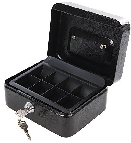 Silverline - Petite caisse métallique à serrure 165 x 128 x 80 mm (795764)