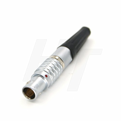 HangTon 0B - Cable de conector de metal circular de 4 pines FGG para ARRI Lbus rojo (4P, enchufe)
