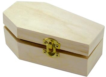 MegaCrea DIY Sarg Holz 11,5 x 6,5 x 4,3 cm