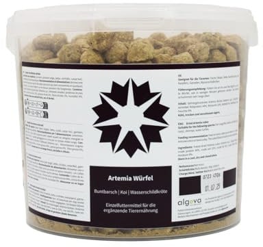algova Artemia Würfel FD gefriergetrocknet Schwimmfutter (5L = 450g)
