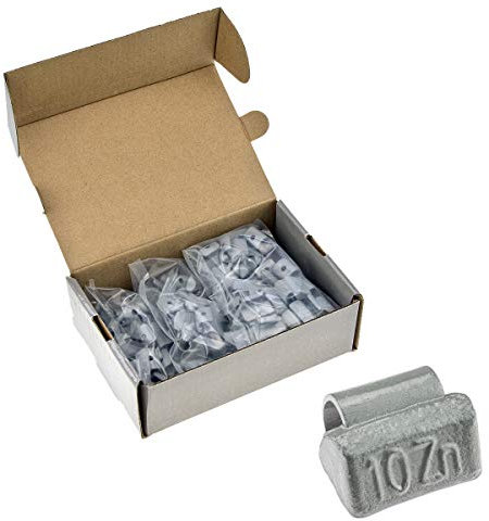 Stix 100x Schlaggewichte Auswuchtgewichte 10g Wuchtgewichte für Alufelgen Zinkgewichte Gewichte ZN