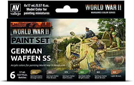Vallejo AV Model Color Set - WWII German Waffen SS (6)