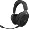 Corsair HS70 Pro Cuffie da gioco senza fili – Cuffie da gioco surround 7.1 per PC, MacOS, PS5, PS4 – Certificato Discord – Driver da 50 mm – Carbonio nero
