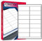 10 Blatt Drucker Universal Etiketten 99,1 x 38,1 mm Namensschild Selbstklebend DIN A4 (140 St. Etiketten) Adressetiketten Laser Copy Inkjet Hinweisschilder