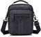 MANNUOSI Sacs bandoulière Homme Sacs business vintage cuir veritable Sacs à main voyage multifonctionnel Noir B