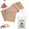 100Pcs Disposable Tea Bags for Loose Leaf Tea, 100% Natural Wood Pulp Paper Material, Empty Unbleached Filter Bags with Drawstring (3.54 x 2.75 inch)