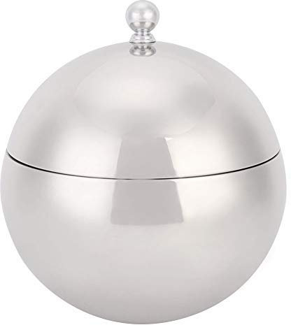 Ice Bucket,Stainless Steel Double Wall Insulation Ice Bucket Container Wine Champagne Barrel with Cover for Wedding Parties,Double Layer Ice Bucket