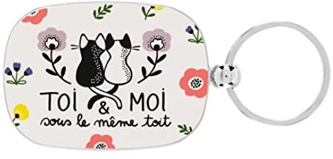 Porte-clés Opat Toi et moi - Derrière la porte