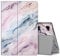 FINTIE Custodia per TECLAST M40 / Pro/SE/Plus/TECLAST P20HD / P30S / Blackview Tab 8 / Blackview Tab8E 10.1 Pollici Tablet, Folio Case Cover con Funzione Stand, Marble Rosa