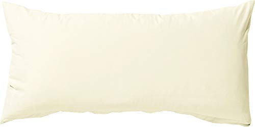 Erwin Müller Zusatz-Kissenbezug, Kissenhülle Renforcé Würzburg, Uni Natur Größe 40x80 cm - strapazierfähig und temperaturausgleichend, mit Reißverschluss