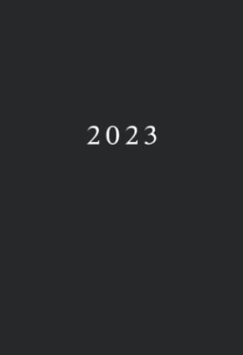 2023: A6 Miniwochenkalender | 1 Woche auf 2 Seiten | Mini-Kalender Wochenplaner | Soft-Cover Matt Schwarz | Kalenderbuch Terminkalender | Taschenplaner Wochenkalender | Terminplaner Buchkalender