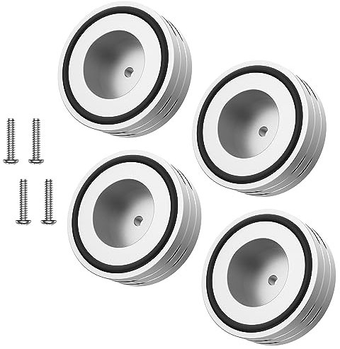 Tertullus 4 piedini ammortizzatori HiFi, 58 mm × 22 mm, in alluminio, per subwoofer, altoparlanti, amplificatori e giradischi