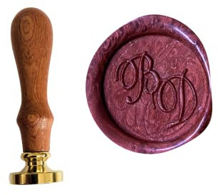 Siegel mit eigenem Logo, personalisiertes Siegel, Hochzeit, Einladungskarten stempeln, save the date, waxstamp, DIY, retro stamp, wedding (22, Design 3)