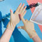 mumisuto Anti UV Gloves for Gel Nail Lamp, Fiber Cotton UV Protection Manicure Gloves, Fingerless Gloves, UV Shield Gloves for UV Lights Nail Machines