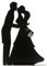 Dekora - Hochzeitsdeko | Cake Topper Hochzeit - Brautpaar Figuren mit Baby