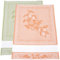Filet - Set di 2 Canovacci per Cucina in Jacquard con Inserto in Tela Aida 55 Fori da Ricamare, Ideali per Asciugare le Stoviglie, Made in Italy, Disegno Limoni, Colore Arancione e Verde