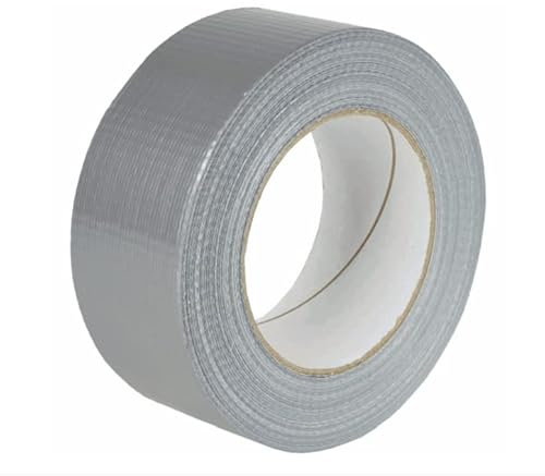 WZ-Gatze 24 Stück Panzertape Silber Klebeband 50mm x 50m Gewebeband Panzerband Gewebeklebeband